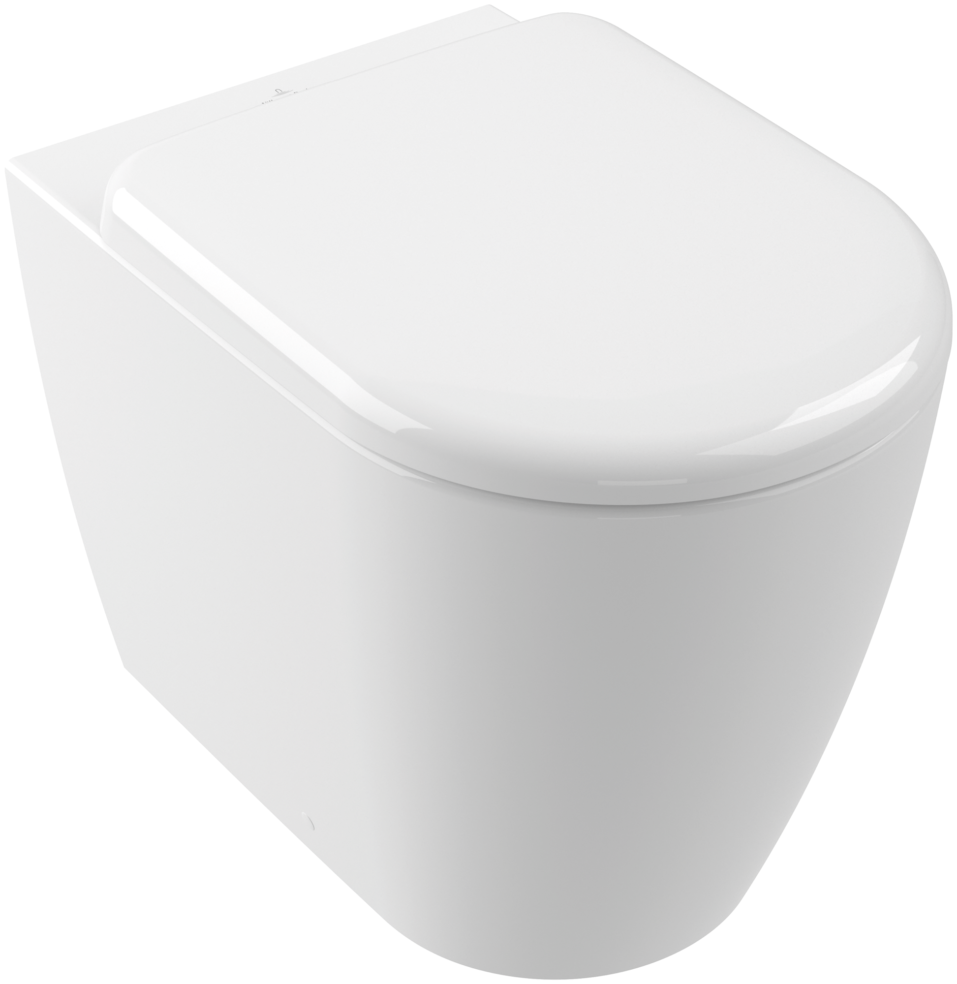 Villeroy & Boch Skyla TwistFlush Washdown toilet, rimless, floor-standing, with <p>TwistFlush</p>, White Alpin CeramicPlus