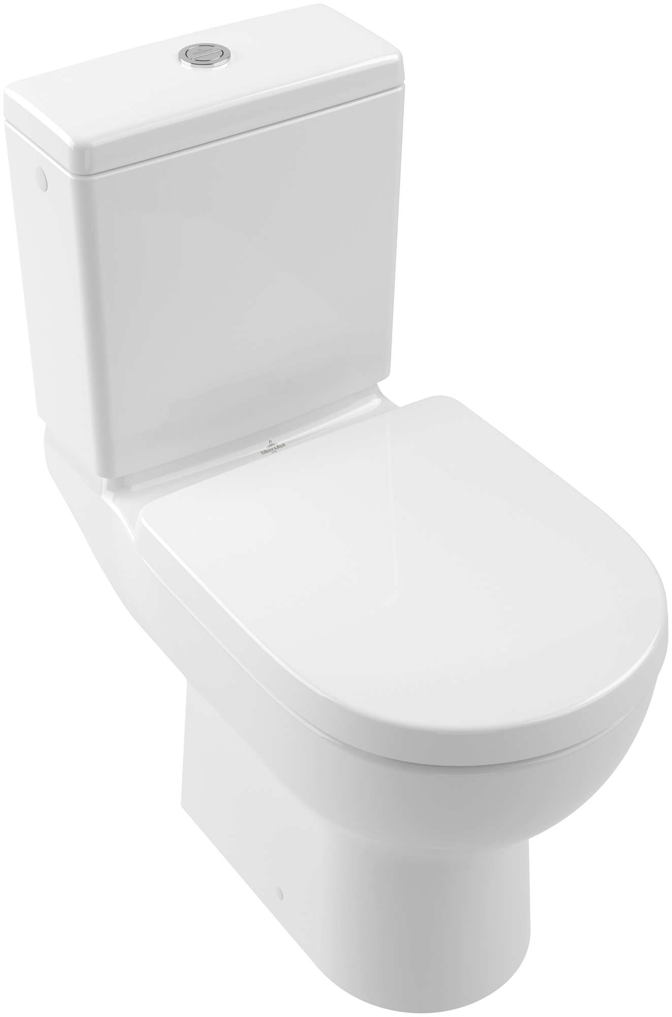 Villeroy & Boch O.novo TwistFlush Combi-Pack, bodenstehend, mit TwistFlush, Weiß Alpin