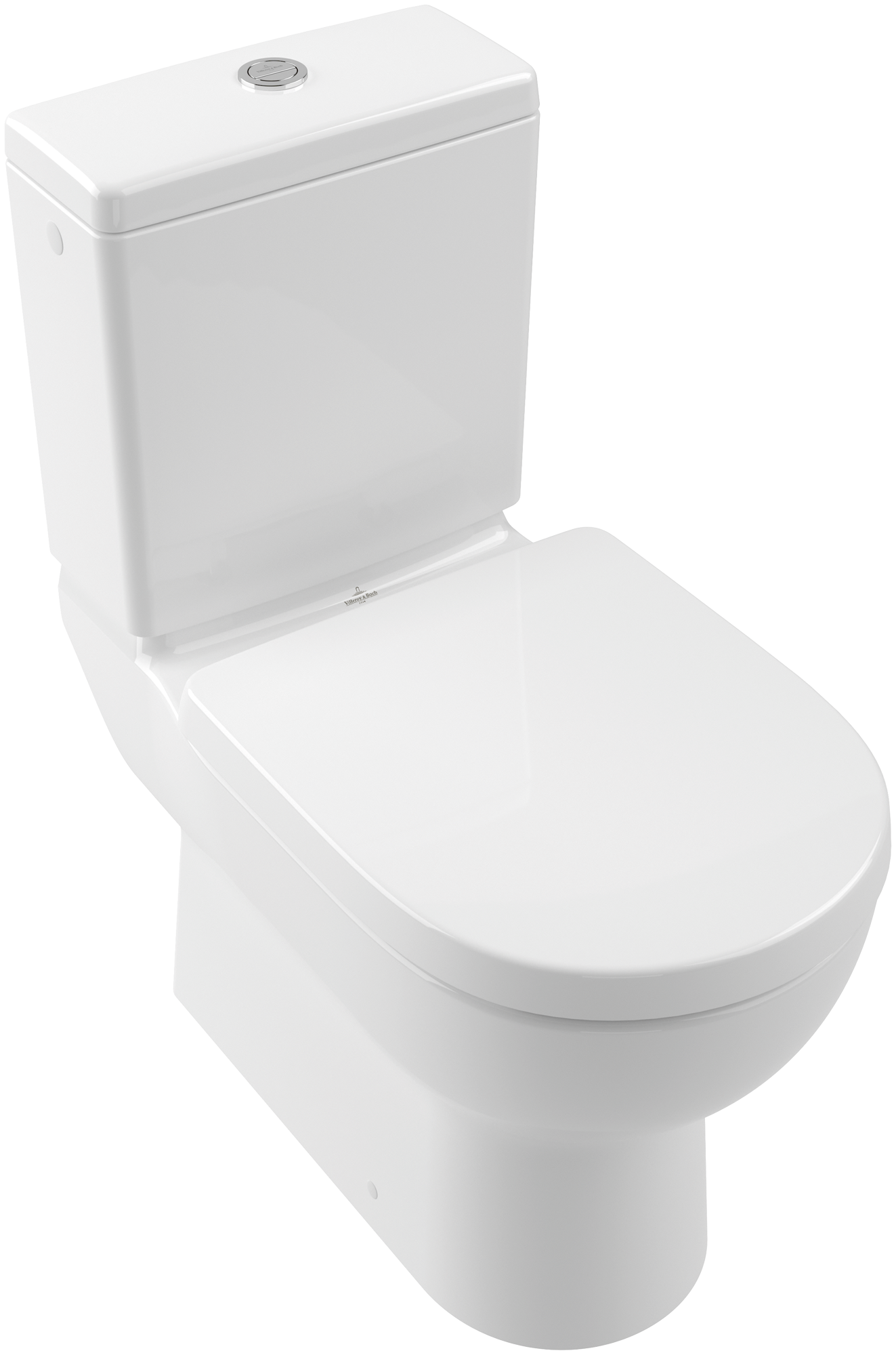Villeroy & Boch O.novo TwistFlush Combi-Pack, bodenstehend, mit TwistFlush, Weiß Alpin