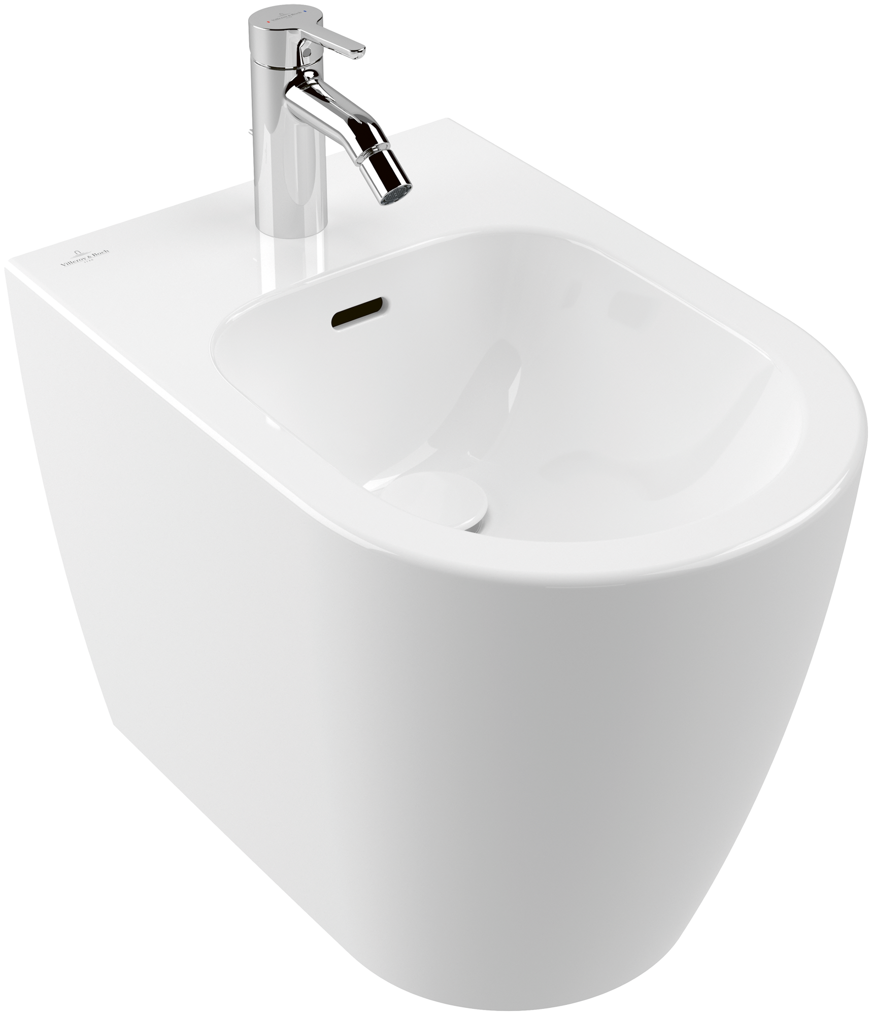 Villeroy & Boch Skyla Bidet, 370x540mm, White Alpine CeramicPlus