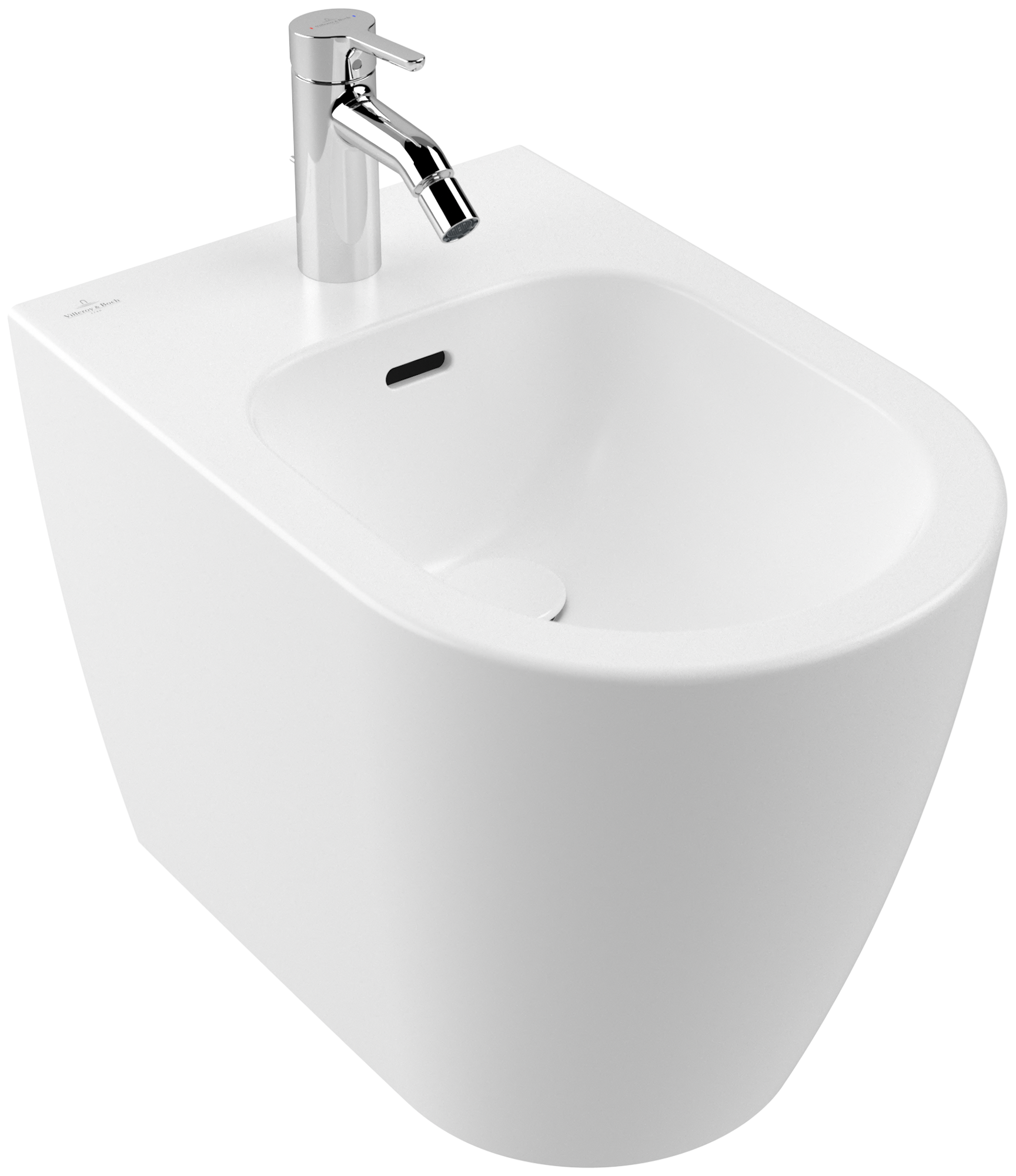 Villeroy & Boch Skyla Bidet, 370x540mm, Stone White CeramicPlus