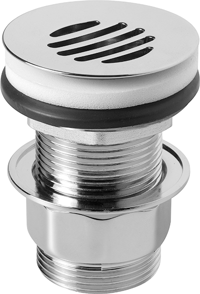 Villeroy & Boch Zubehör Nicht verschließbares Ventil, 73x174x51mm, Verchromt