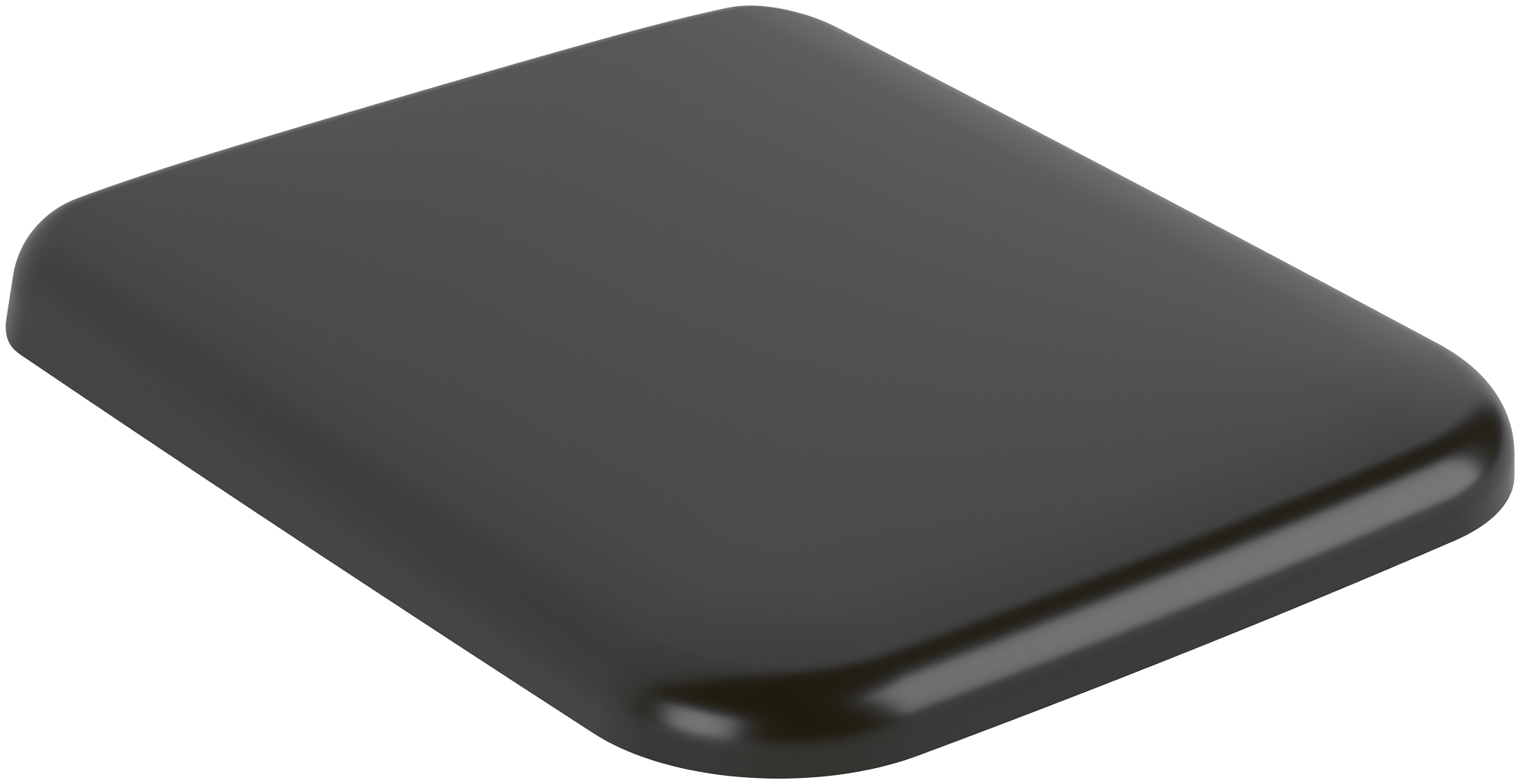 Villeroy & Boch Skyla WC-Sitz, mit Absenkautomatik (SoftClosing), mit abnehmbaren Sitz (QuickRelease), Pure Black CeramicPlus