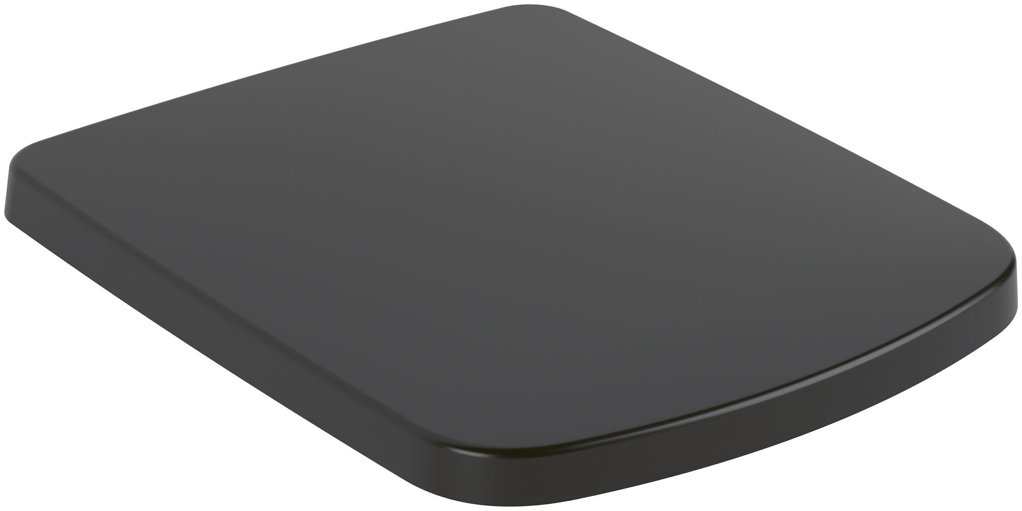 Villeroy & Boch Subway 3.0 Toilet seat and cover, with automatic lowering mechanism (SoftClosing), with removable seat (QuickRelease), Pure Black CeramicPlus