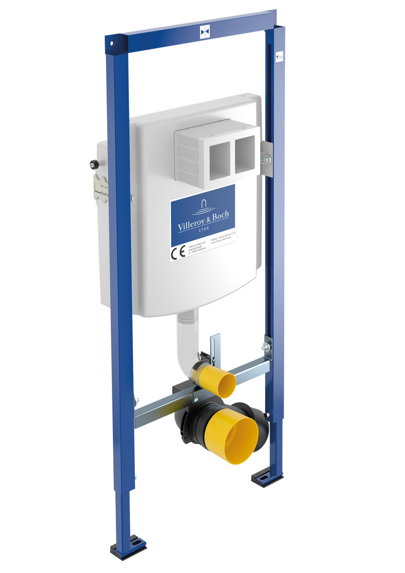 Villeroy & Boch ViConnect installation systems Toilet installation system, for Dry-wall construction, 525x1120x135mm