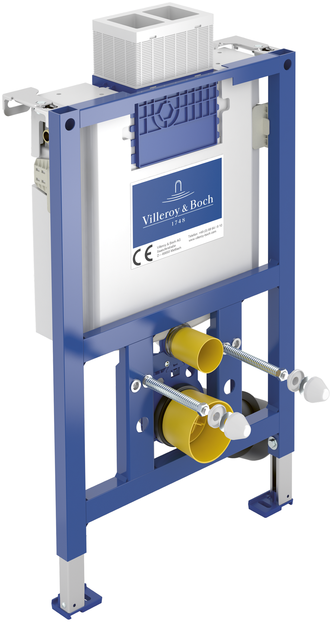 Villeroy & Boch ViConnect installation systems Toilet installation system, for Dry-wall construction, 525x820x155mm