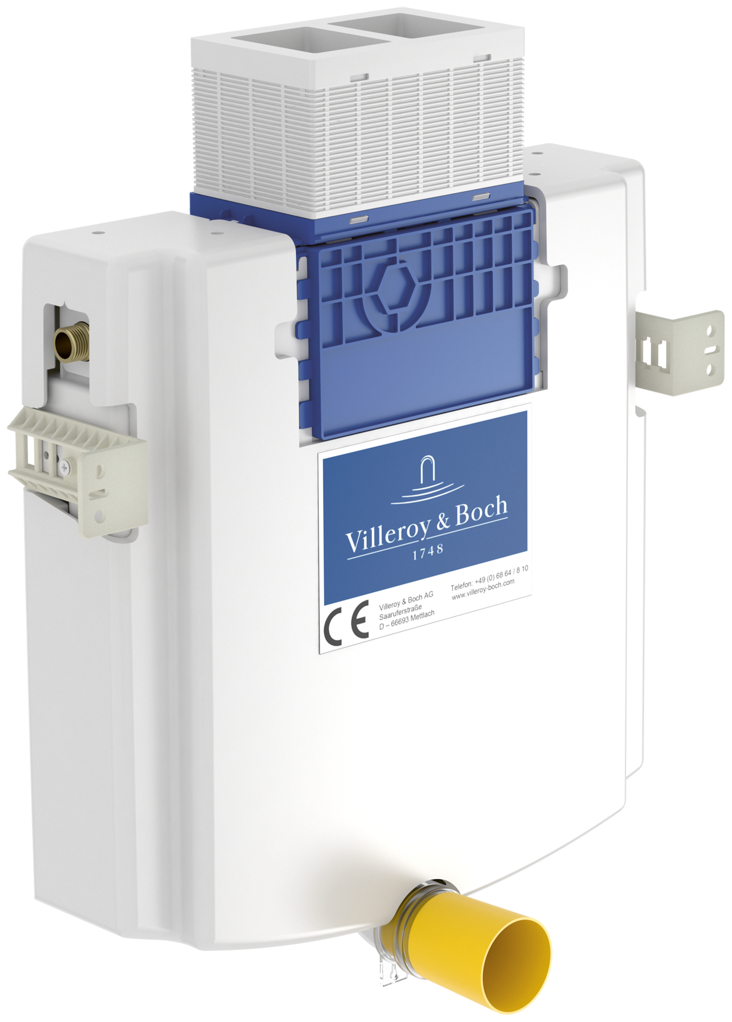 Villeroy & Boch ViConnect installation systems Concealed cistern, for Brick-wall construction, 528x695x125mm