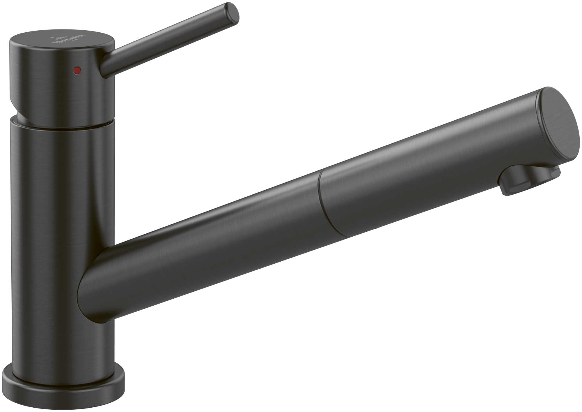 Villeroy & Boch Como Shower Window Keukenkraan, van RVS, Antraciet