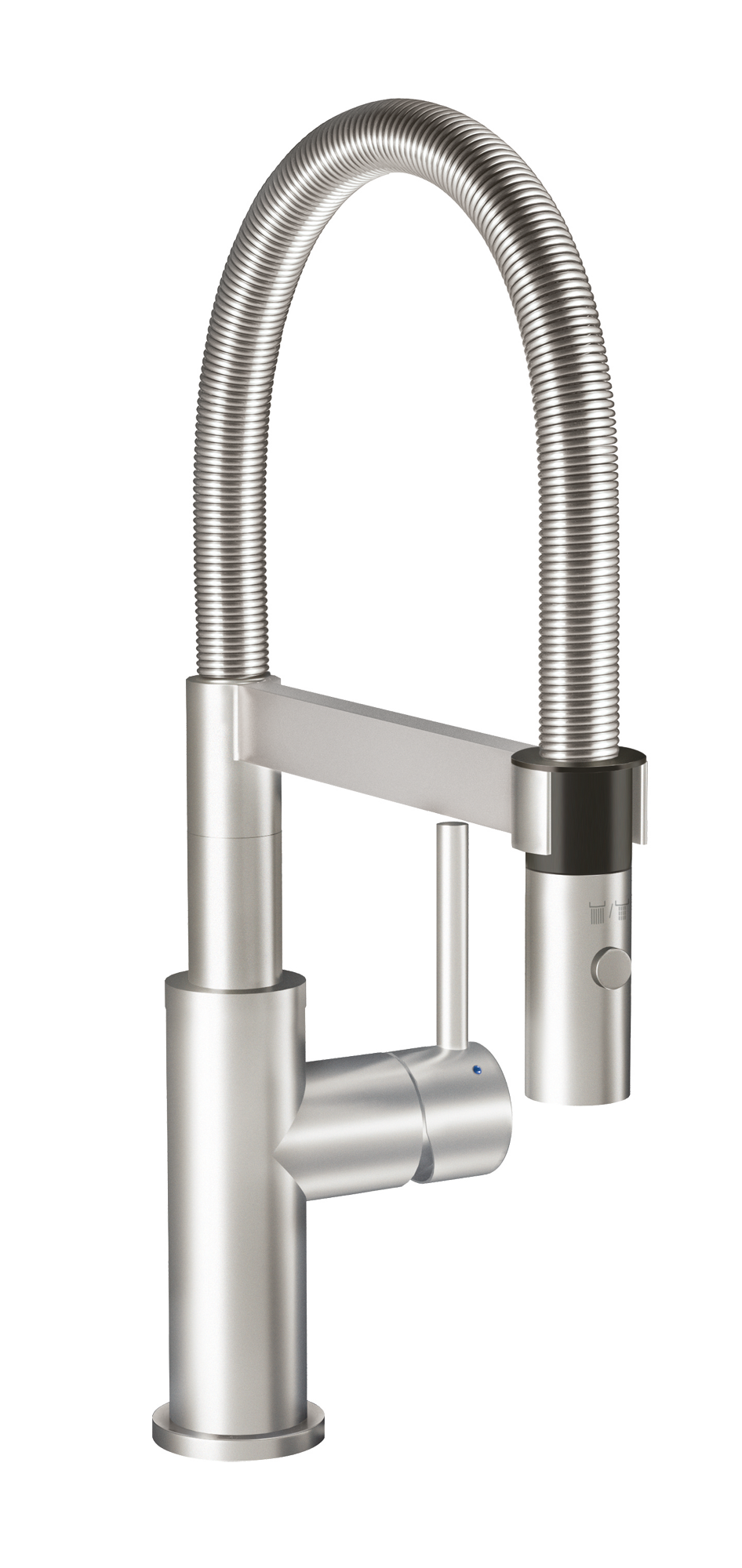 Villeroy & Boch Steel Expert Compact Robinetterie de cuisine, en Acier inoxydable, acier inoxydable massif