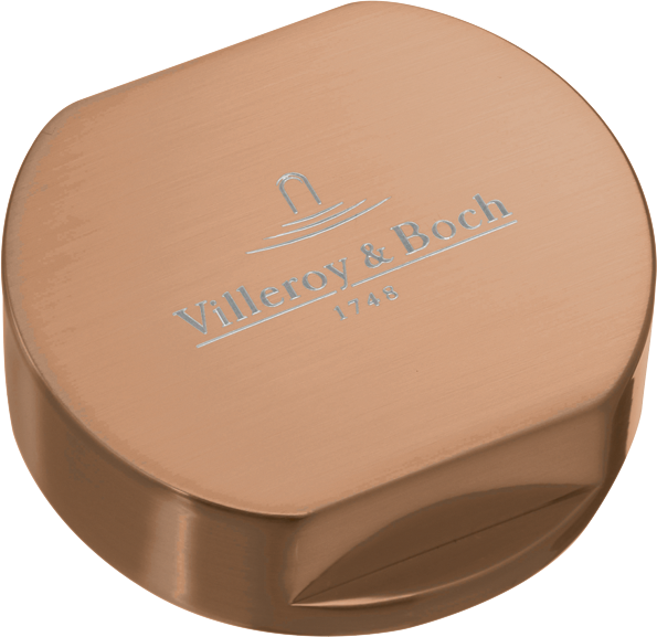 Villeroy & Boch Accessories Cover cap for double turn lever, of Stainless steel, bronze