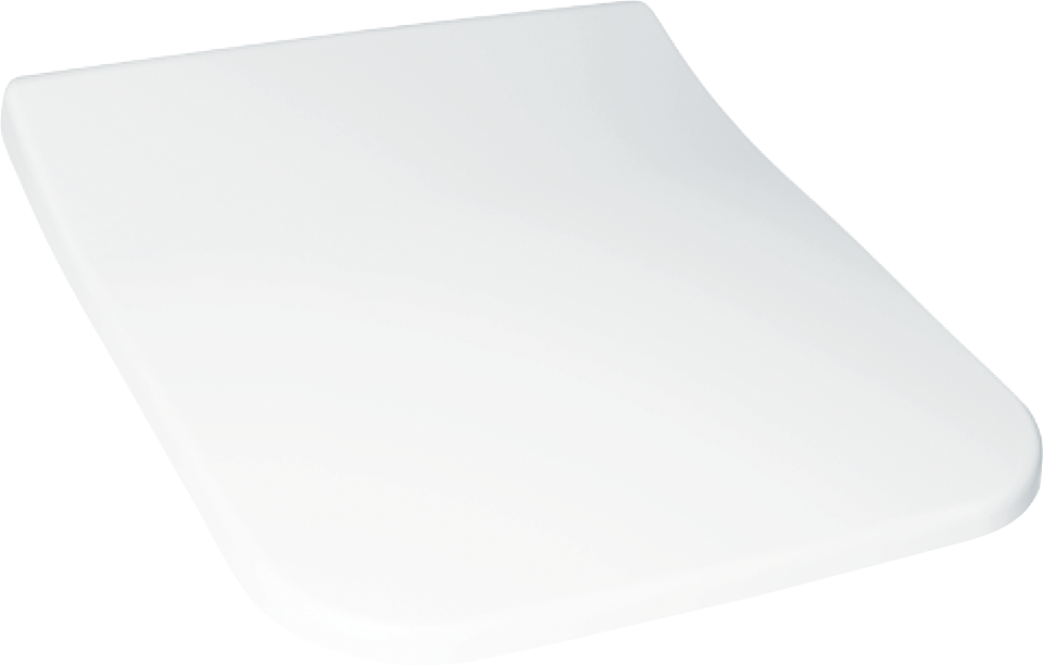 Villeroy & Boch Architectura Toilet seat and cover SlimSeat, with automatic lowering mechanism (SoftClosing), with removable seat (QuickRelease), White Alpin