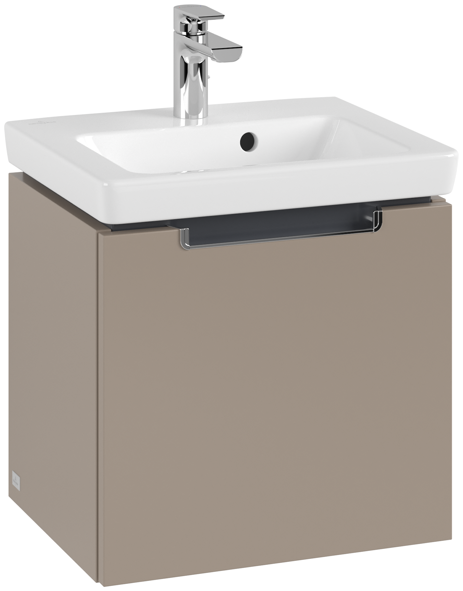 Villeroy & Boch Subway 2.0 Waschbeckenunterschrank, 1 Auszug, 440x420x352mm, Korpus: Taupe, Front: Taupe