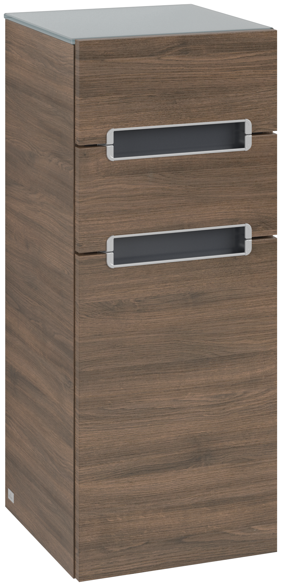 Villeroy & Boch Subway 2.0 Seitenschrank, 2 Schubladen, 350x860x370mm, Korpus: Arizona Oak, Front: Arizona Oak