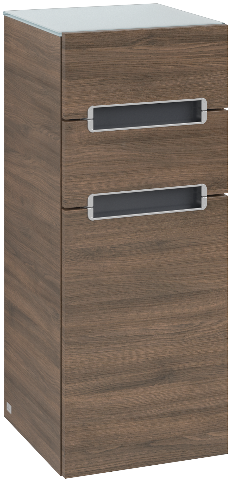Villeroy & Boch Subway 2.0 Seitenschrank, 2 Schubladen, 356x857x370mm, Korpus: Arizona Oak, Front: Arizona Oak