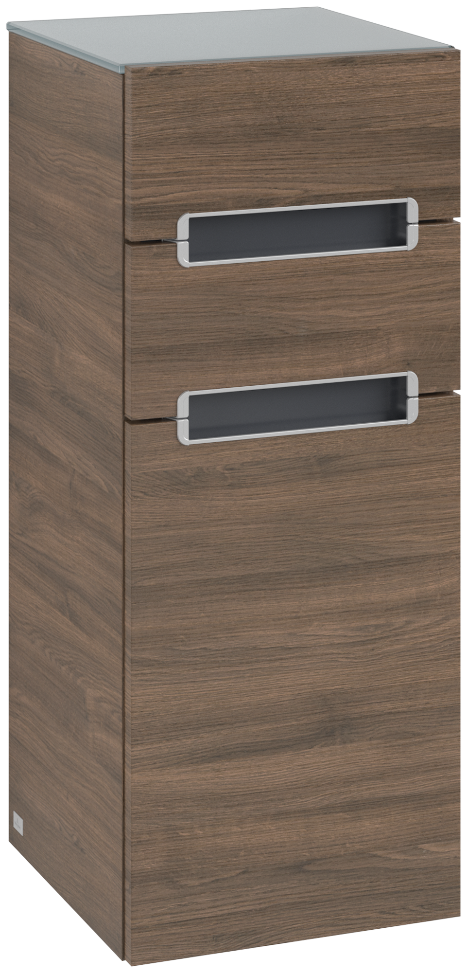 Villeroy & Boch Subway 2.0 Seitenschrank, 2 Schubladen, 356x857x370mm, Korpus: Arizona Oak, Front: Arizona Oak