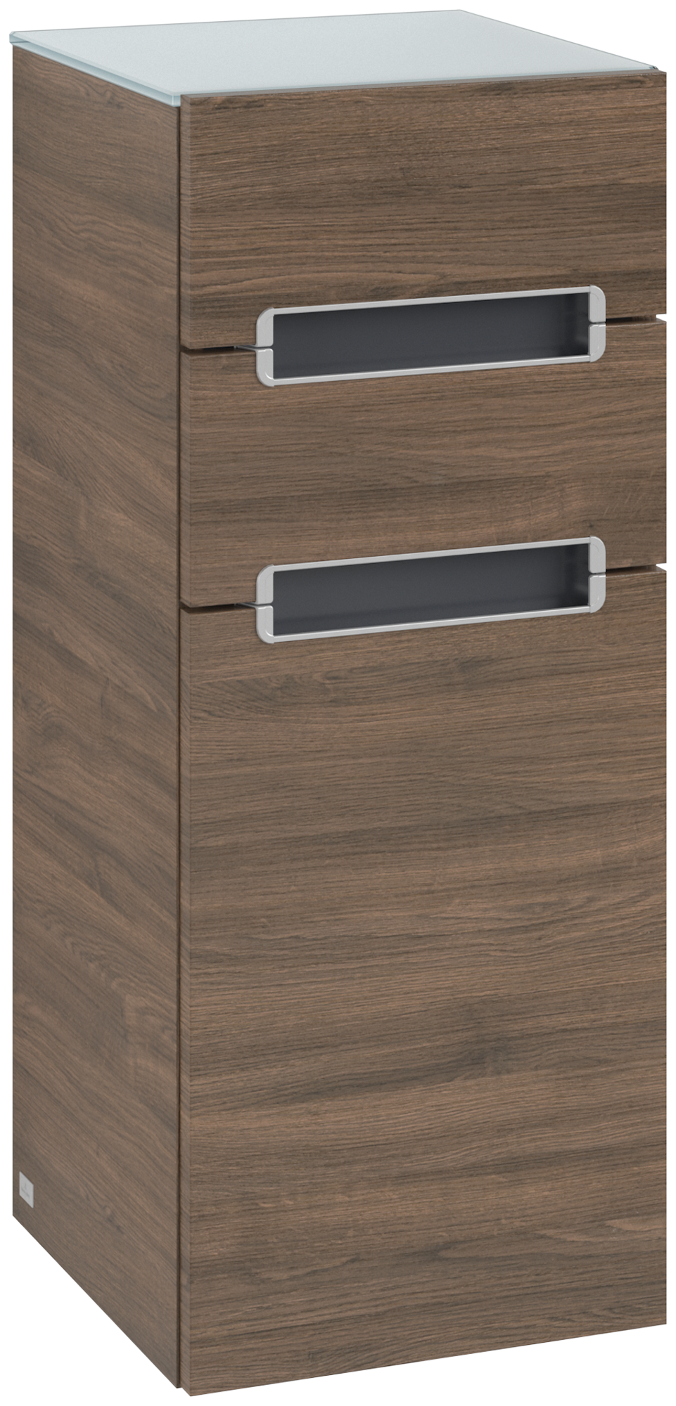 Villeroy & Boch Subway 2.0 Zijkast, 2 schuifladen, 356x857x370mm, Corpus: Arizona Oak, Front: Arizona Oak