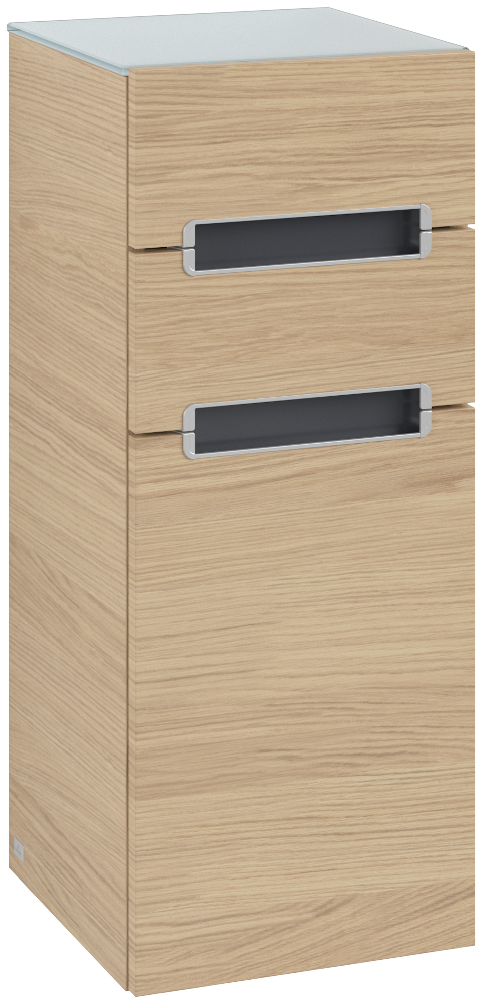 Villeroy & Boch Subway 2.0 Zijkast, 2 schuifladen, 356x857x370mm, Corpus: Nordic Oak, Front: Nordic Oak