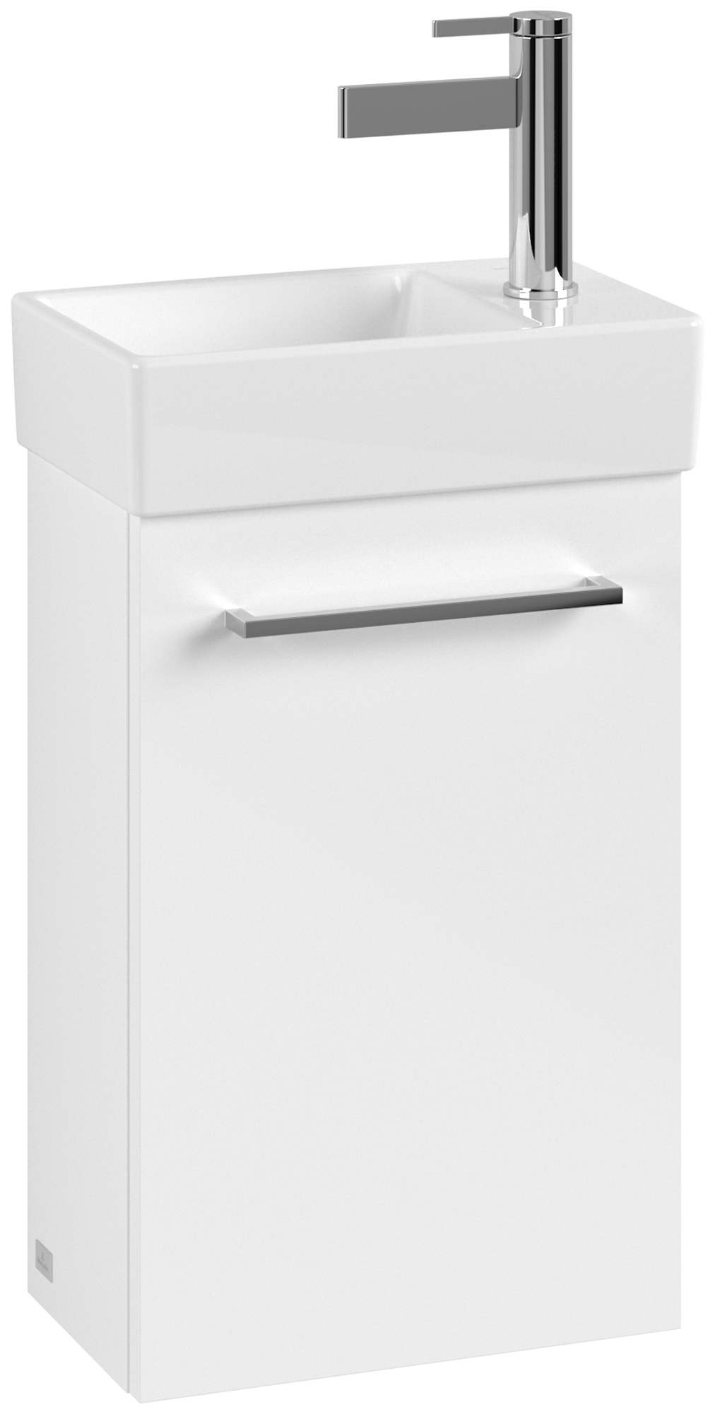 Villeroy & Boch Avento Modulo bajo, 1 puerta, 340x514x202mm, Cuerpo: Brilliant White, Frontal: Brilliant White