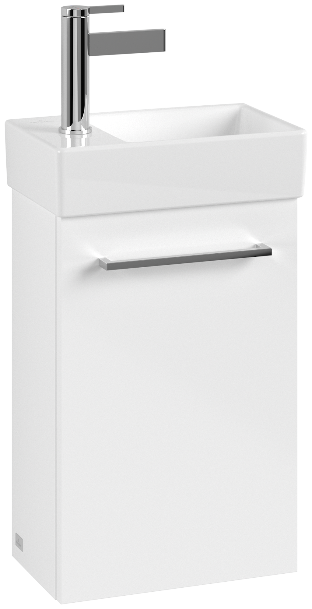Villeroy & Boch Avento Modulo bajo, 1 puerta, 340x514x200mm, Cuerpo: Brilliant White, Frontal: Brilliant White