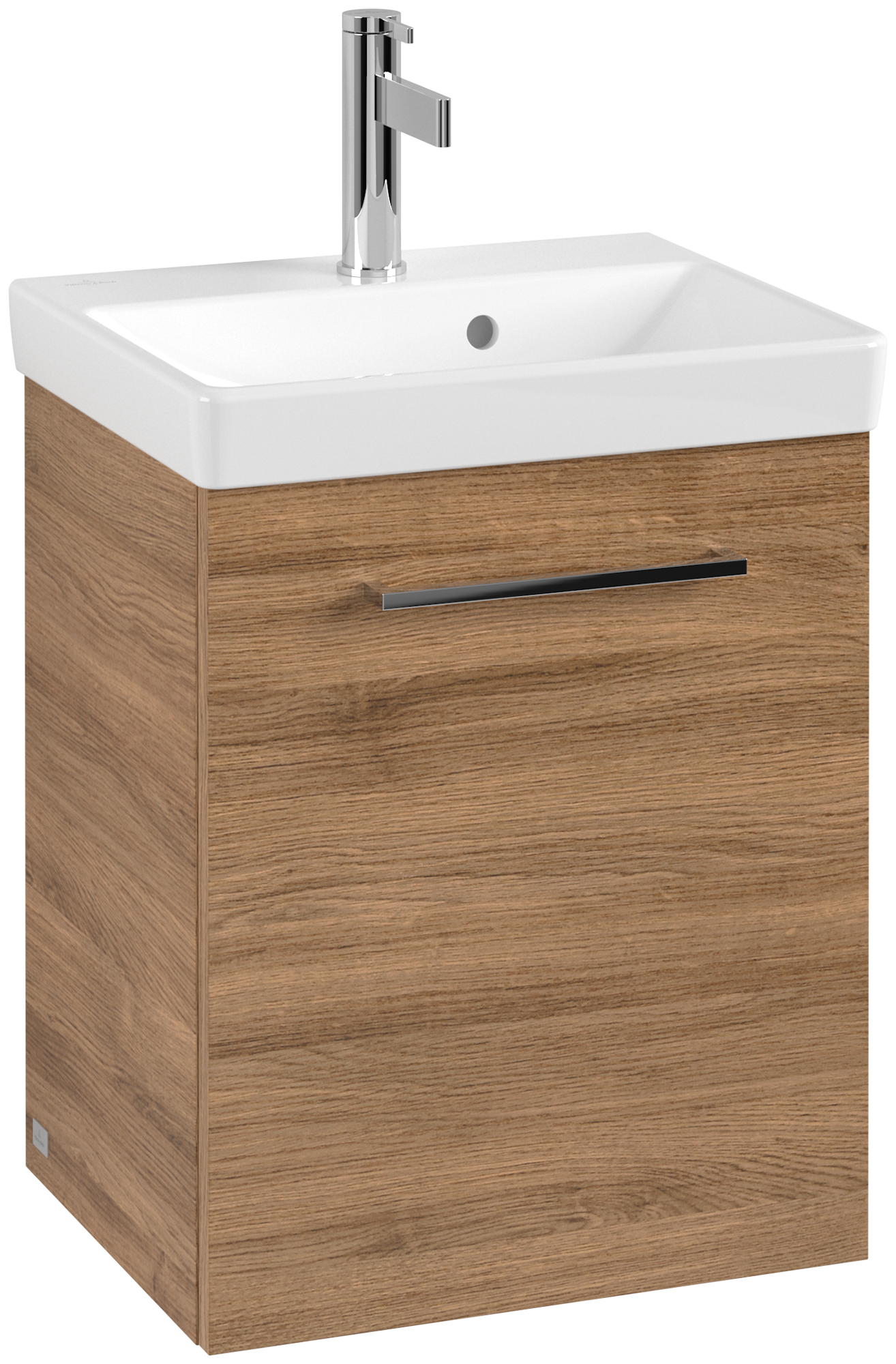 Villeroy & Boch Avento Meuble sous plan, 1 porte, 426x514x350mm, Caisson: Oak Kansas, Façade: Oak Kansas
