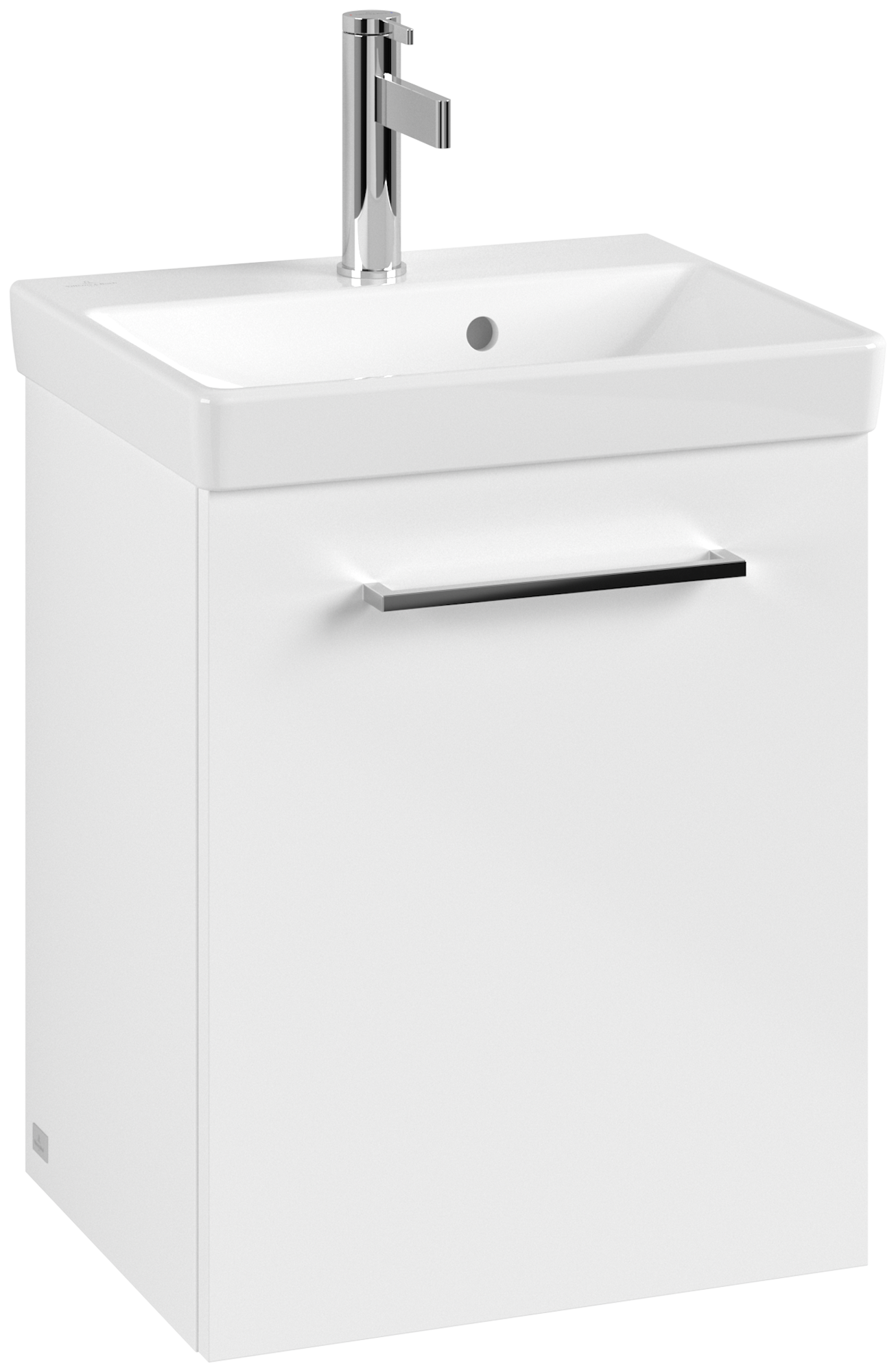 Villeroy & Boch Avento Modulo bajo, 1 puerta, 426x514x350mm, Cuerpo: Brilliant White, Frontal: Brilliant White