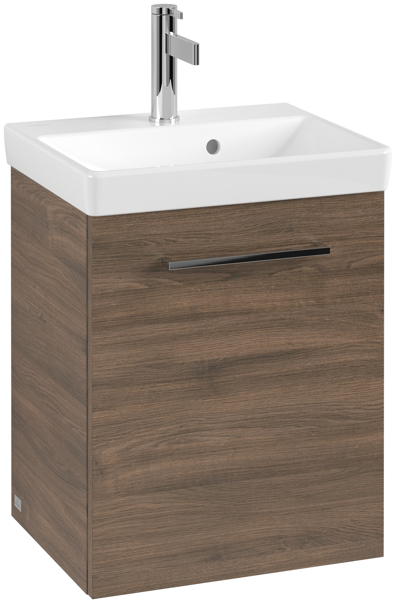 Villeroy & Boch Avento Waschbeckenunterschrank, 1 Tür, 426x514x350mm, Korpus: Arizona Oak, Front: Arizona Oak