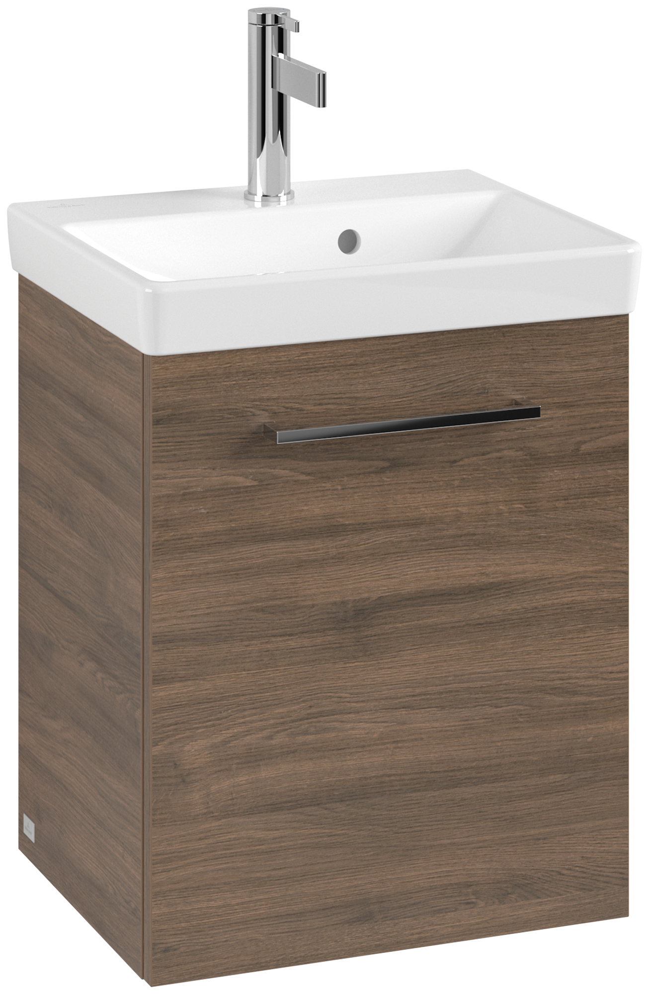 Villeroy & Boch Avento Meuble sous plan, 1 porte, 430x514x352mm, Caisson: Arizona Oak, Façade: Arizona Oak