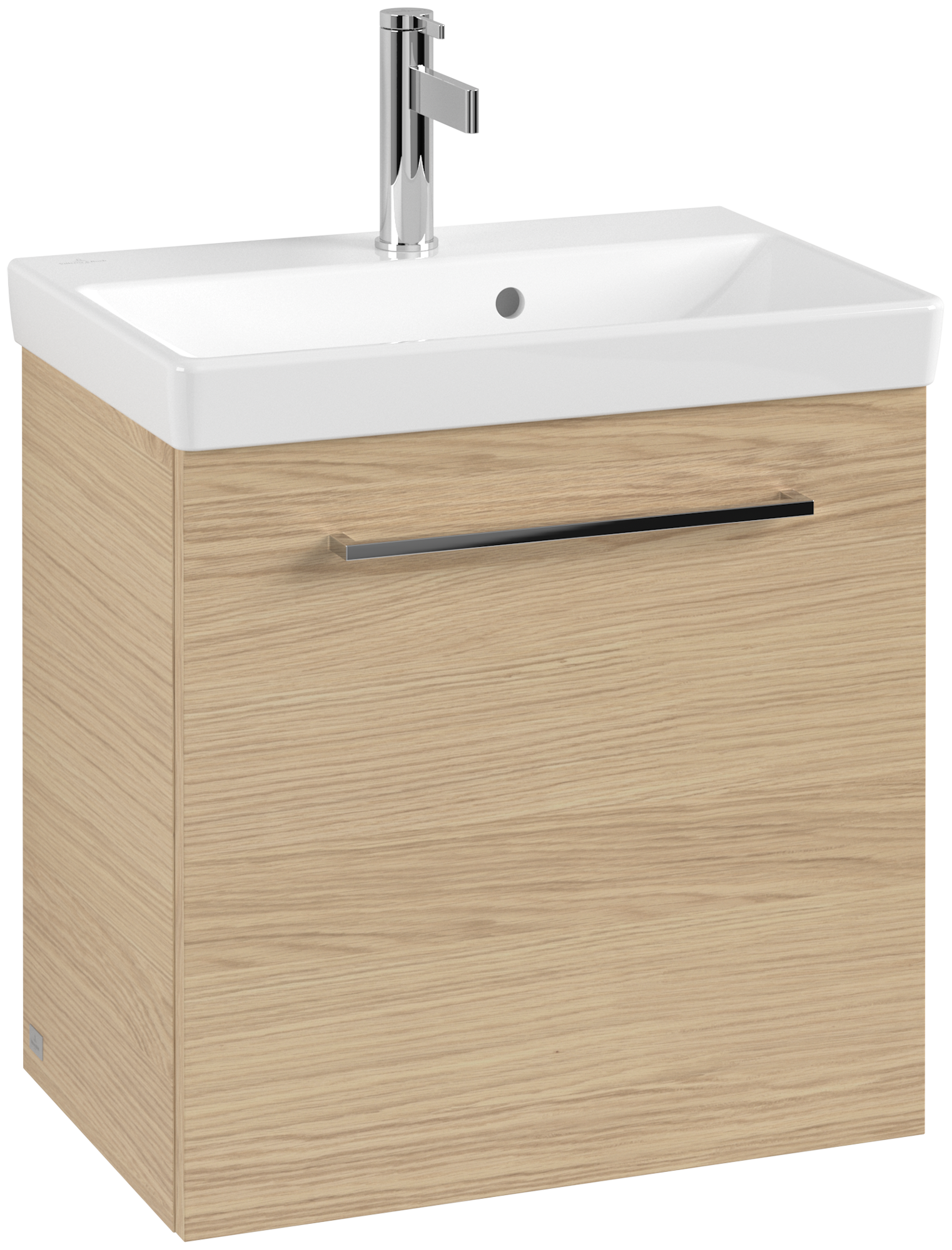 Villeroy & Boch Avento Skåp till tvättställ, 1 dörr, 430x514x352mm, Kropp: Nordic Oak, Framsida: Nordic Oak