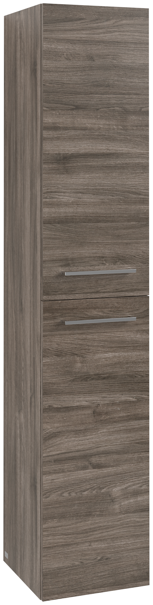Villeroy & Boch Avento Hoge kast, 2 deuren, 350x1760x372mm, Corpus: Stone Oak, Front: Stone Oak