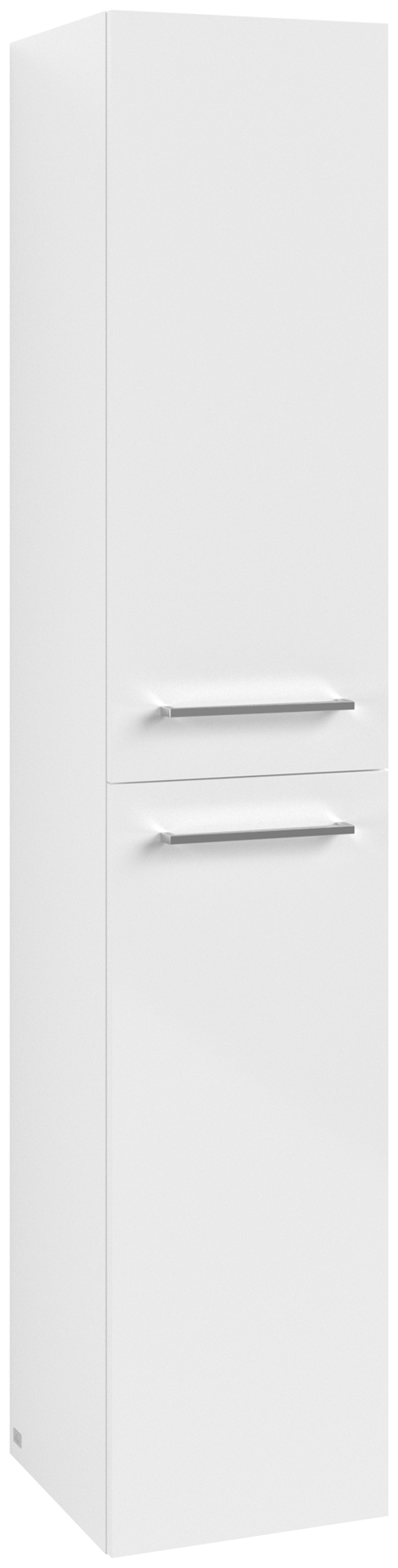 Villeroy & Boch Avento Armario alto, 2 puertas, 350x1760x372mm, Cuerpo: Brilliant White, Frontal: Brilliant White