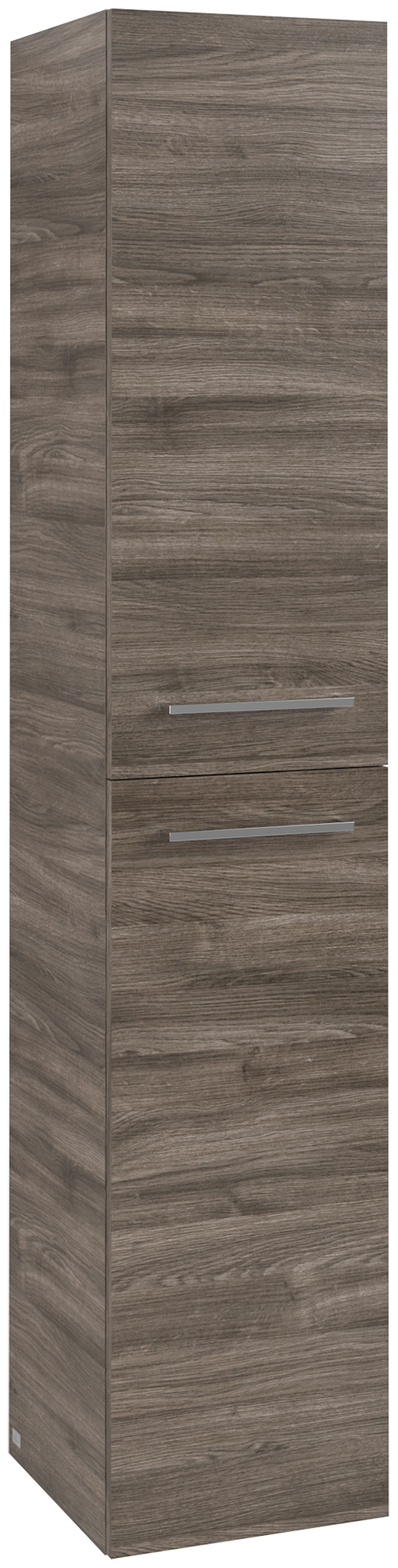 Villeroy & Boch Avento Hoge kast, 2 deuren, 350x1760x372mm, Corpus: Stone Oak, Front: Stone Oak
