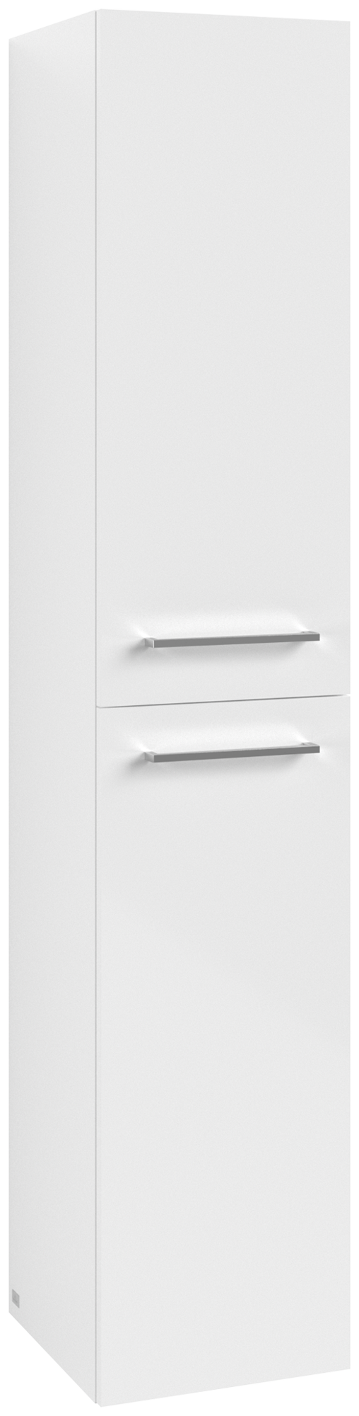 Villeroy & Boch Avento Armario alto, 2 puertas, 350x1760x372mm, Cuerpo: Brilliant White, Frontal: Brilliant White