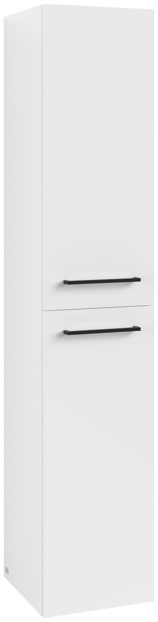Villeroy & Boch Avento Hoge kast, 2 deuren, 346x1760x370mm, Corpus: Brilliant White, Front: Brilliant White