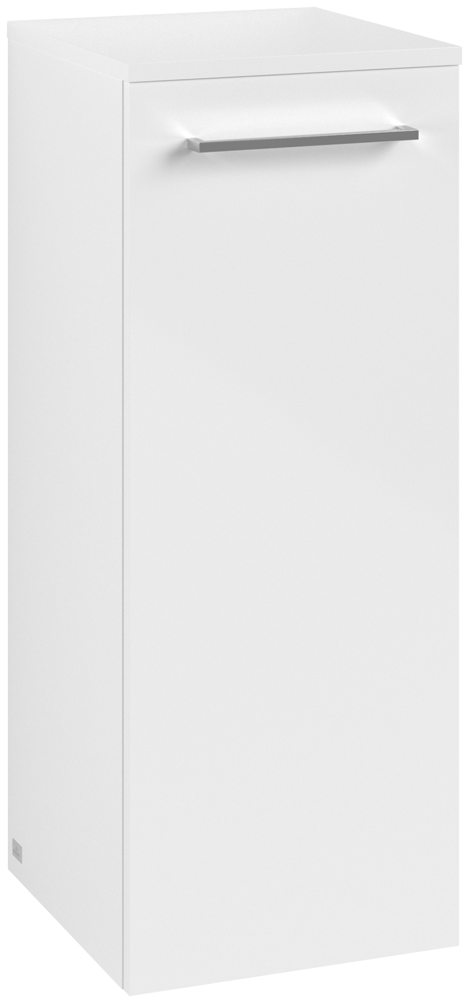 Villeroy & Boch Avento Zijkast, 1 deur, 350x890x373mm, Corpus: Brilliant White, Front: Brilliant White