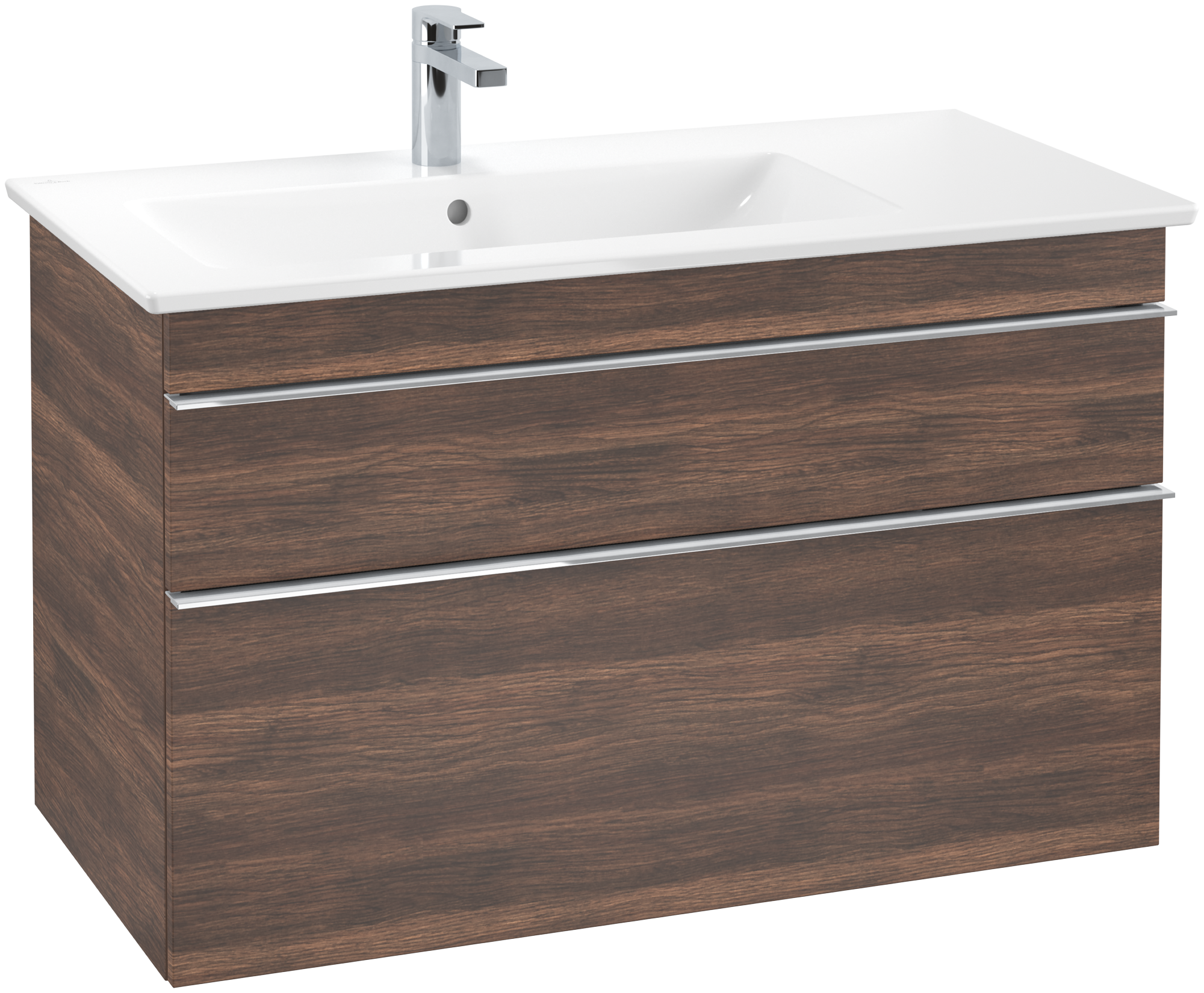 Villeroy & Boch Venticello Meuble sous plan, 2 tiroirs sur rails, 953x590x502mm, Caisson: Arizona Oak, Façade: Arizona Oak