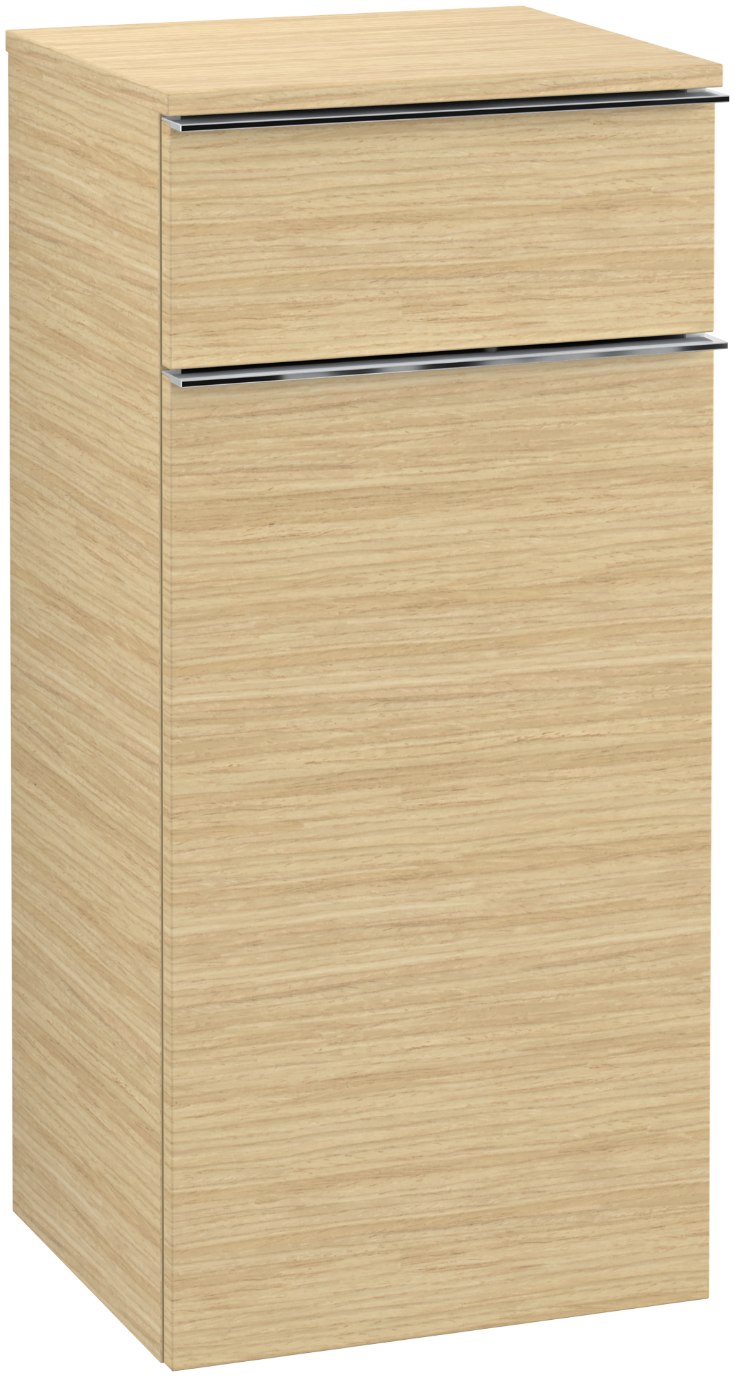 Villeroy & Boch Venticello Side cabinet, 1 drawer, 404x866x352mm, Body: Nordic Oak, Front: Nordic Oak