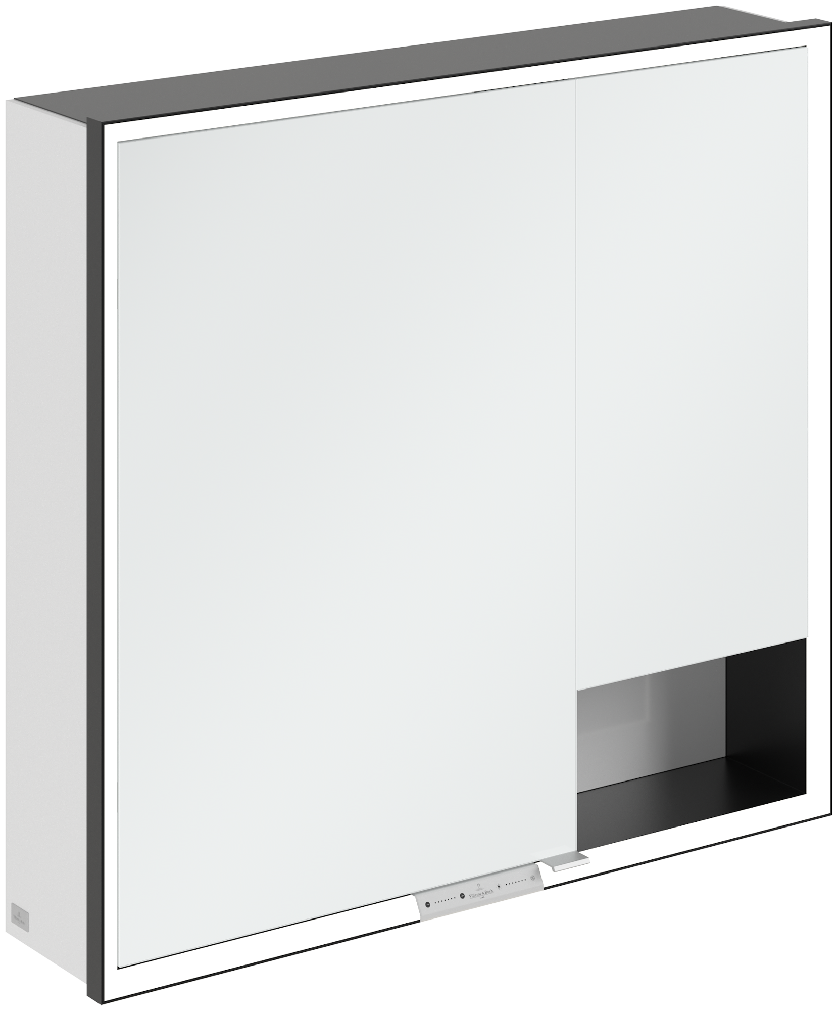 Villeroy & Boch My View+ Surface-mounted mirror cabinet, with lighting, 800x750x168mm