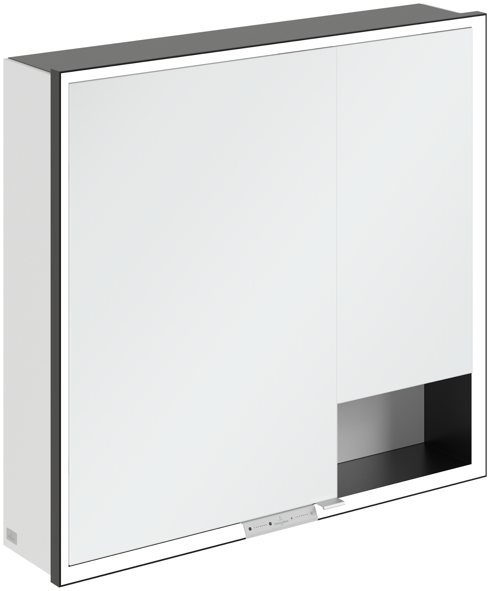 Villeroy & Boch My View+ Surface-mounted mirror cabinet, with lighting, 800x750x168mm