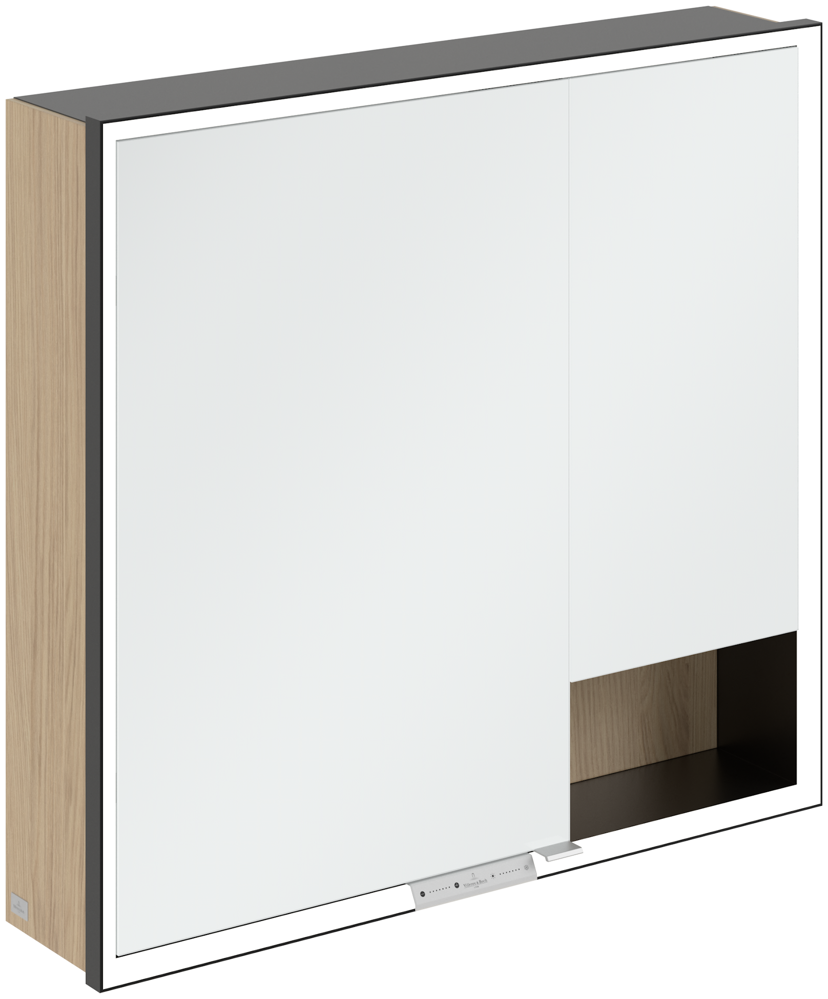 Villeroy & Boch My View+ Surface-mounted mirror cabinet, with lighting, 800x750x168mm
