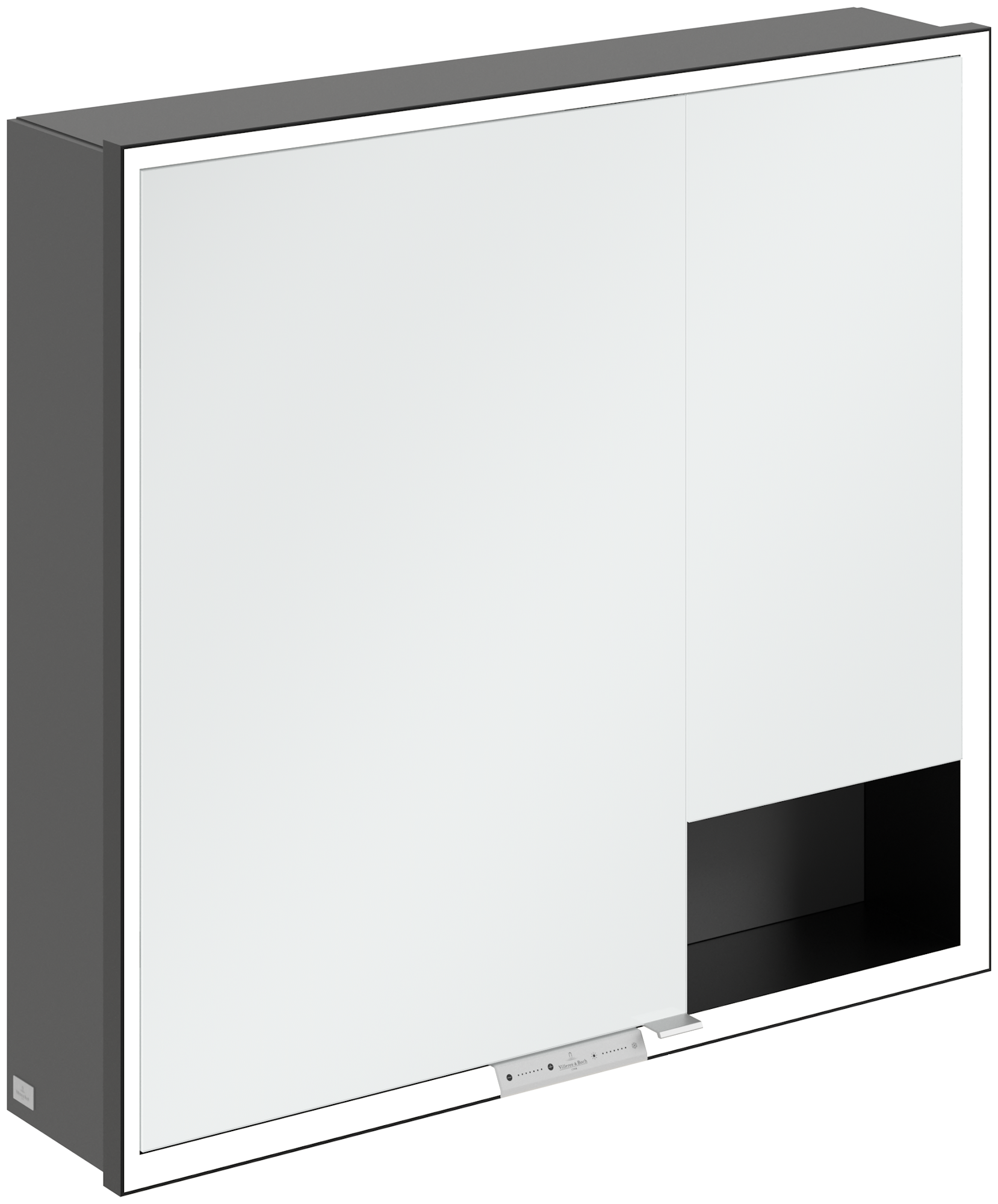 Villeroy & Boch My View+ Surface-mounted mirror cabinet, with lighting, 800x750x168mm