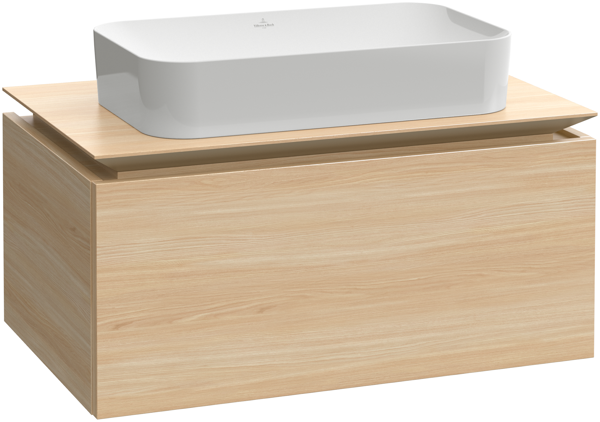 Villeroy & Boch 福朗 碗盆, 600x350x115mm, 无溢水孔, 白色 CPlus 
 易洁釉面