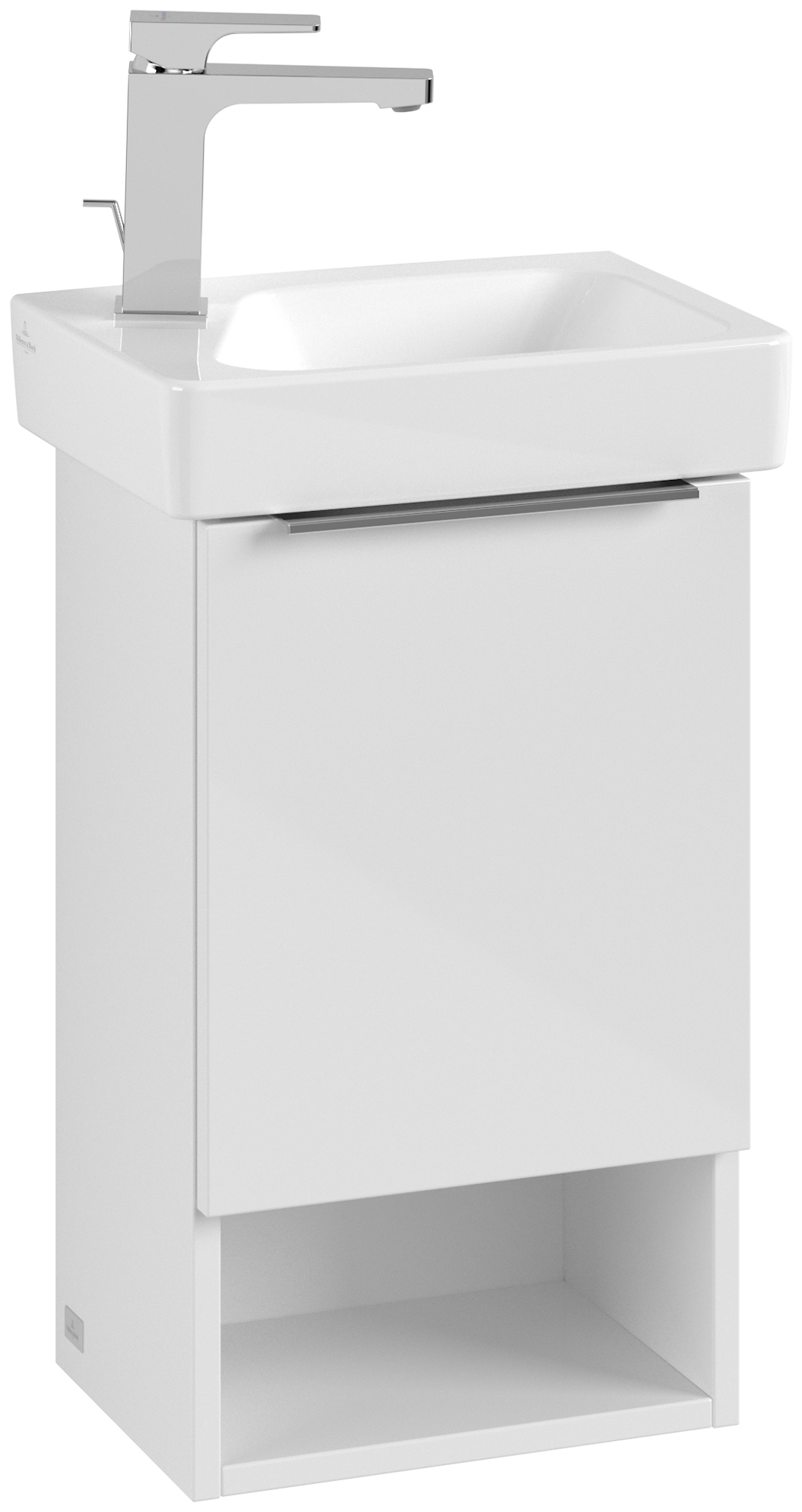 Villeroy & Boch Architectura Waschbeckenunterschrank, 1 Tür, 310x520x243mm, Korpus: White, Front: White