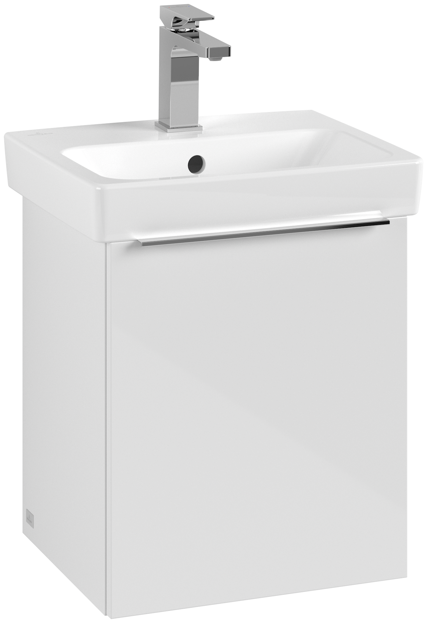 Villeroy & Boch Architectura Waschbeckenunterschrank, 1 Auszug, 400x470x345mm, Korpus: White, Front: White