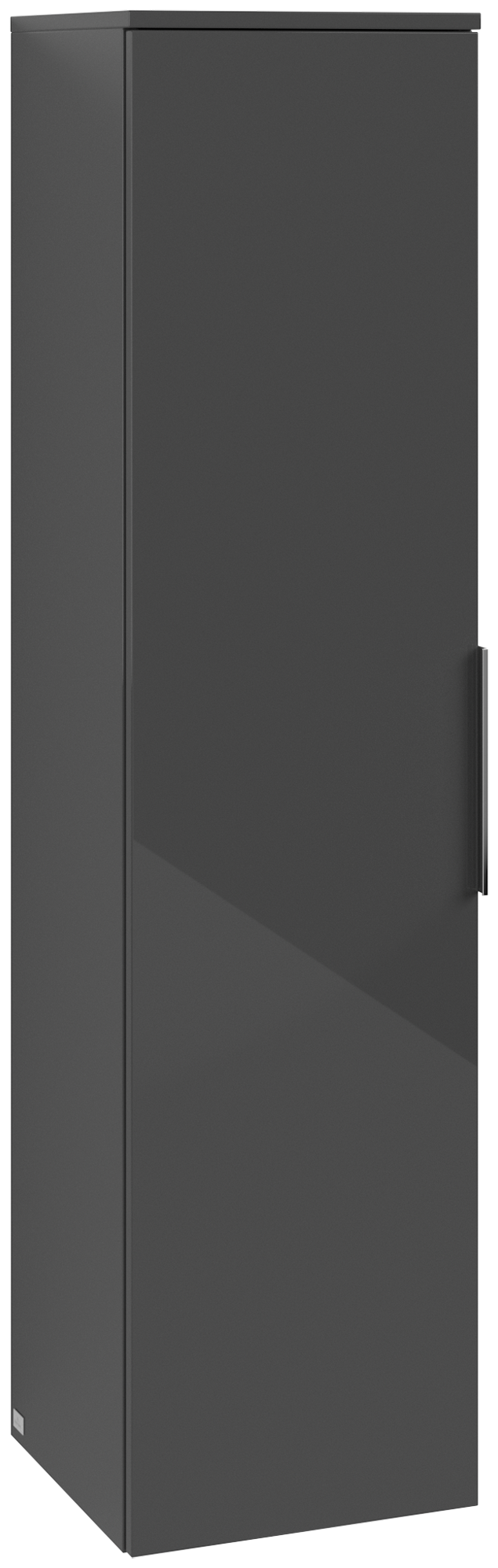 Villeroy & Boch Architectura Armario alto, 1 puerta, 350x1400x346mm, Cuerpo: Grey, Frontal: Grey