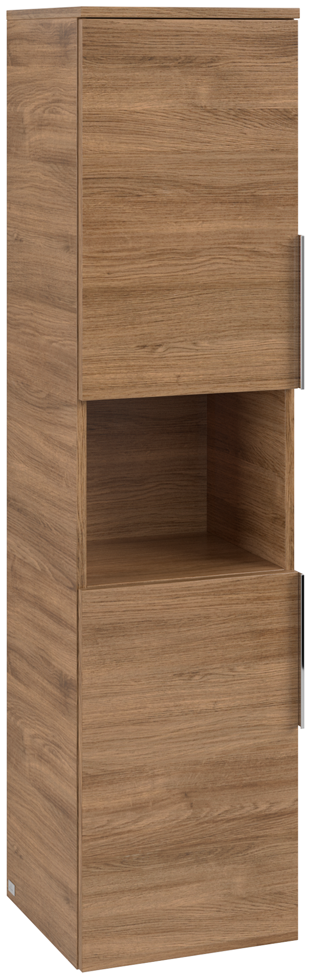 Villeroy & Boch Architectura Armario alto, 2 puertas, 350x1400x346mm, Cuerpo: Oak Kansas, Frontal: Oak Kansas
