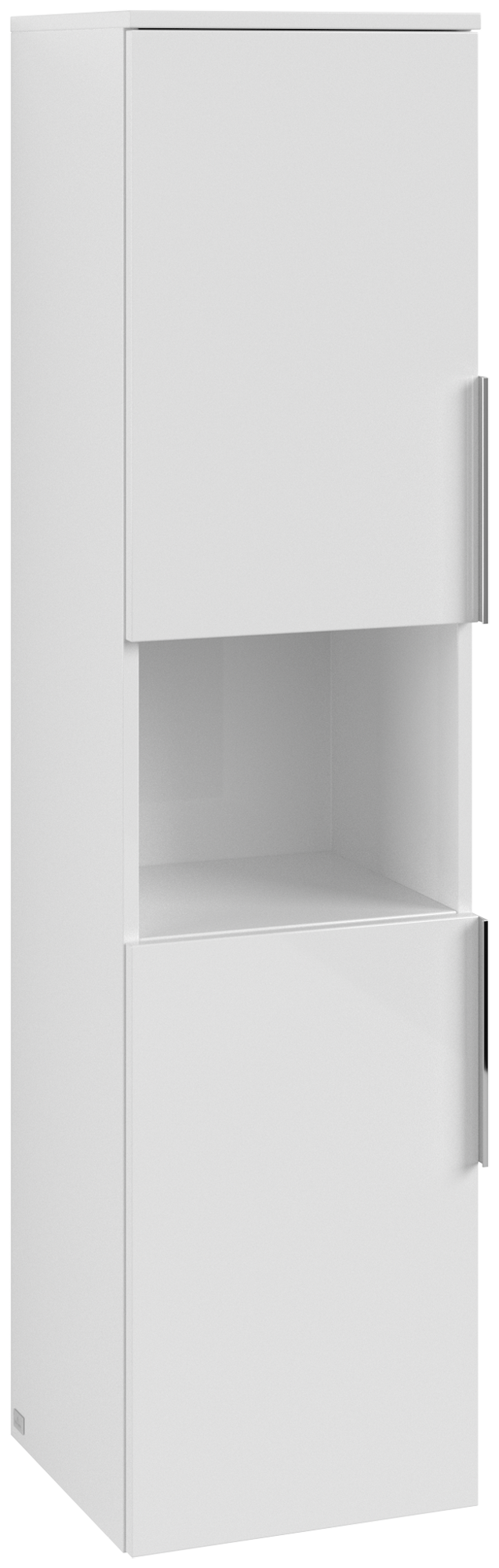 Villeroy & Boch Architectura Armario alto, 2 puertas, 350x1400x346mm, Cuerpo: White, Frontal: White
