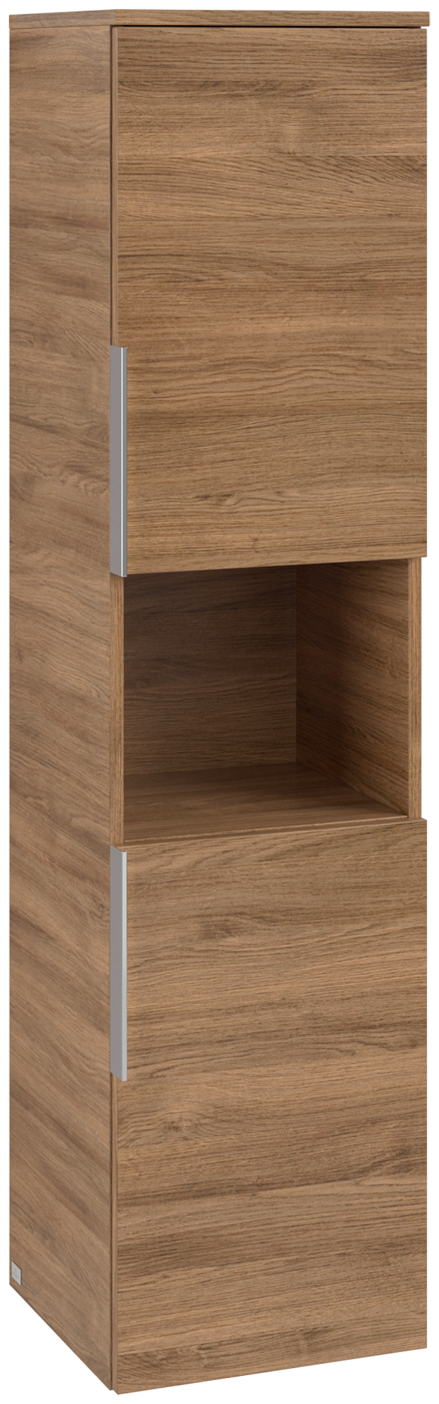Villeroy & Boch Architectura Armario alto, 2 puertas, 350x1400x346mm, Cuerpo: Oak Kansas, Frontal: Oak Kansas