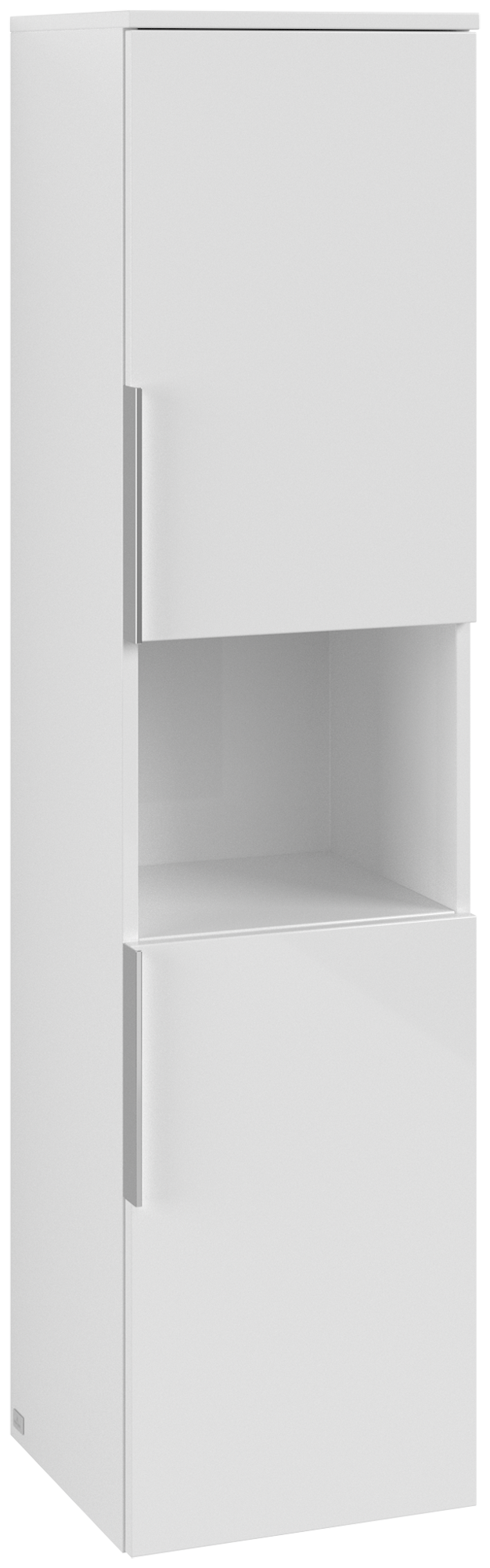 Villeroy & Boch Architectura Armario alto, 2 puertas, 350x1400x346mm, Cuerpo: White, Frontal: White