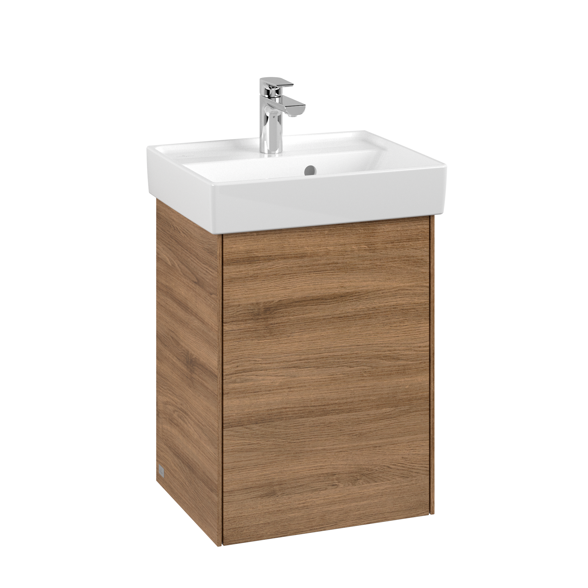 Villeroy & Boch Collaro Meuble sous plan, 1 porte, 410x546x344mm, Caisson: Oak Kansas, Façade: Oak Kansas