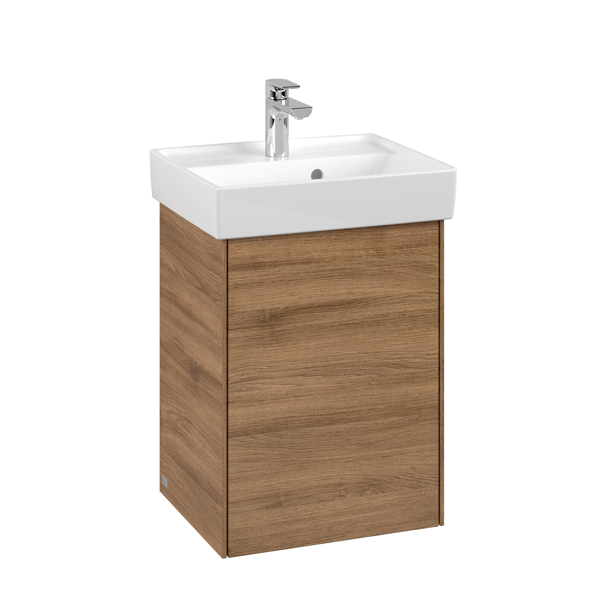 Villeroy & Boch Collaro Mobile sottolavabo, 1 anta, 410x546x344mm, Corpo: Oak Kansas, Fronte: Oak Kansas